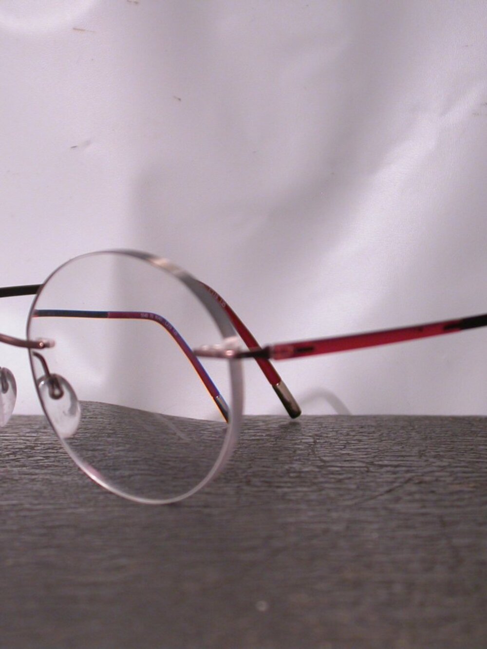 Silhouette Titan Frameless Red Light Weight Eyeglasses Made in Austria